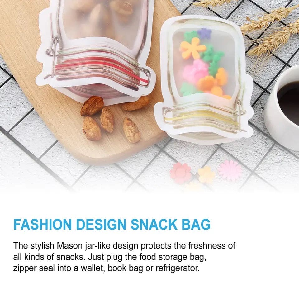 Food Grade Preservation Zipper Bags, Reusable Mason Jar Zipper Fresh Bags, Airtight Seal Food Storage Bags, Leak-Proof Zip-Lock Food Storage Bags for Travel Food Grade Preservation Zipper Bags, Reusable Mason Jar Zipper Fresh Bags, Airtight Seal Food Storage Bags, Leak-Proof Zip-Lock Food Storage Bags for Travel